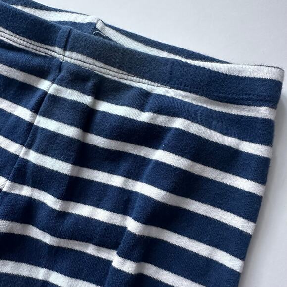 Tea Collection blue stripe Leggings - Size 8 - Picture 3 of 4